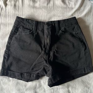 Size 7 NOBO black denim shorts